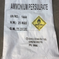 ammonium persulfate decoloring bleaching of oil cleaning